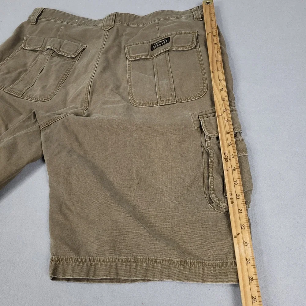 Unionbay Cargo Shorts Mens 40 Brown Tactical Relaxed Cotton YB41590